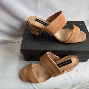 Steven by Steve Madden "Siggy" Suede Slide Mules | Sand | Size 8 | New in Box